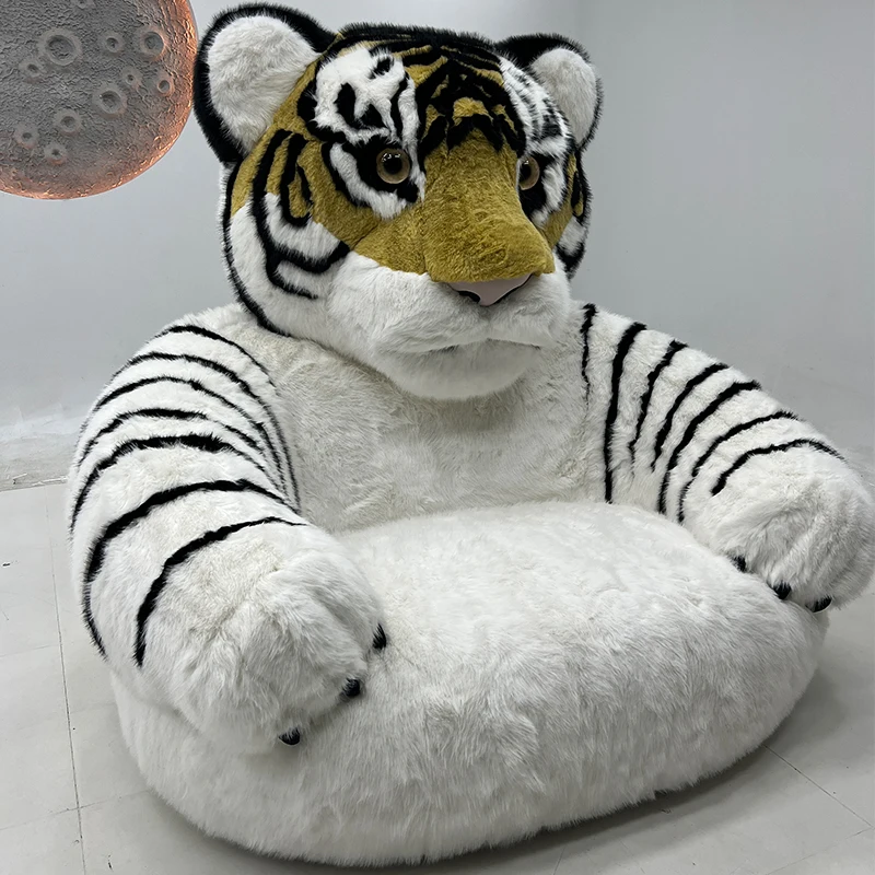 Modern Designer Furniture Animal Shape Armchair Bed Tiger-shaped Sofa High-density Sponge Armchair Sofa For Children's Bedroom