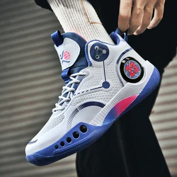 Breathable Wear-resisting Fashion Male Shoes Basketball Shoe Comfortable Sneakers Non-Slip Male Gym Training Sport Shoes