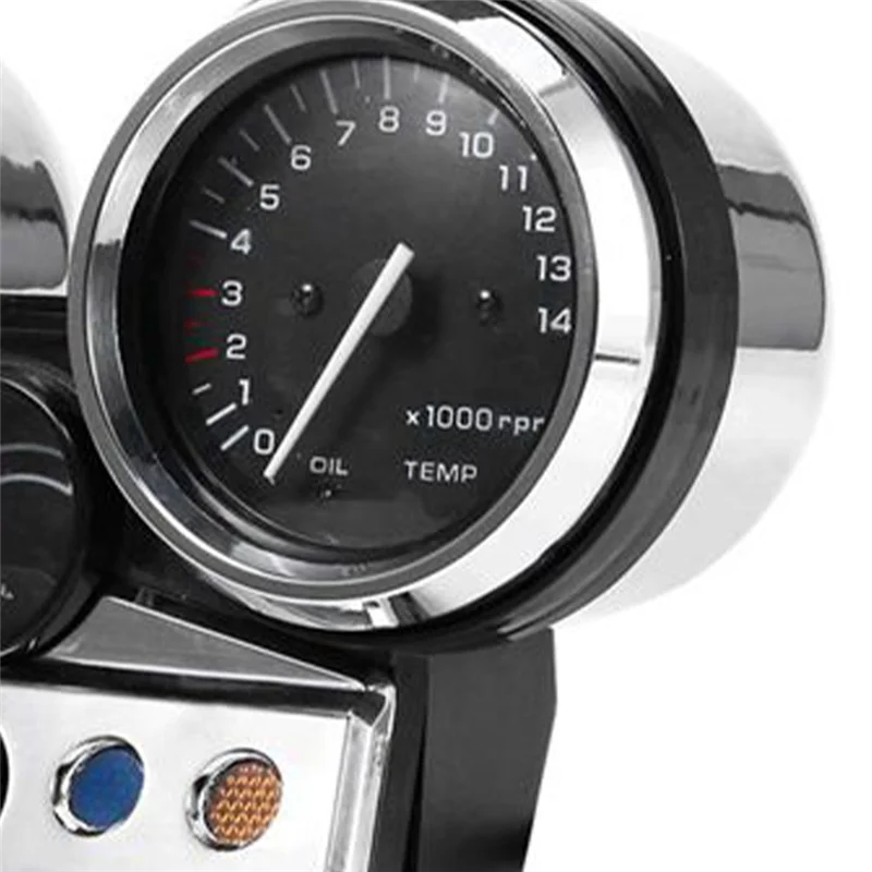 Leading-Edge-1 Piece Motorcycle Street Car Speedometer Gauge Tachometer Gauge Parts Accessories For Honda CB400 1995-1998 White