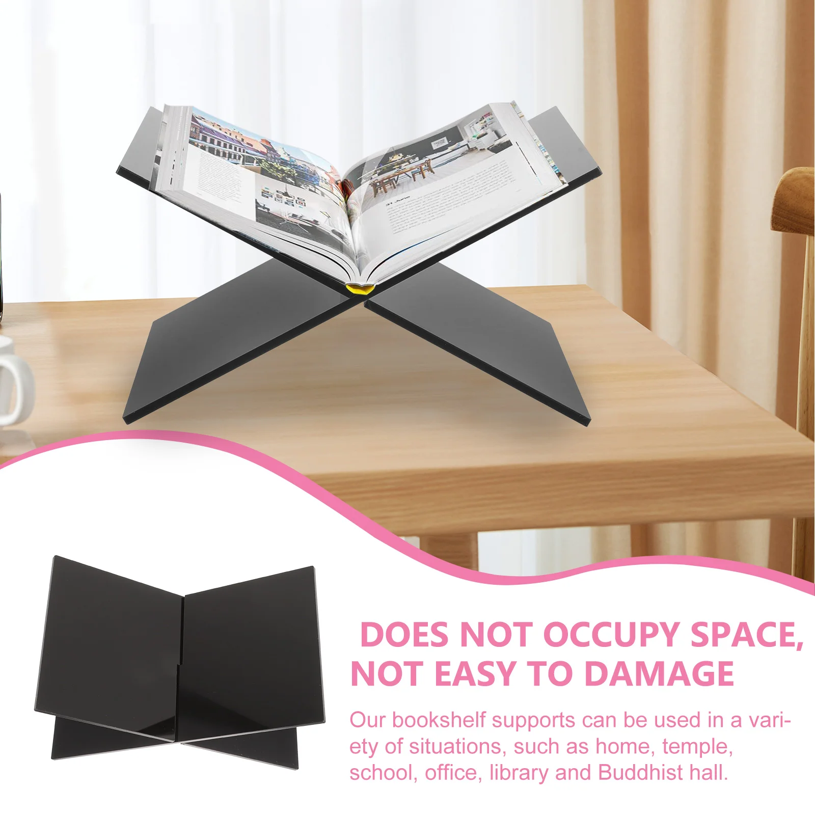 古典的なアクリルの読書スタンド,子供用の収納棚,寺院には子供用の本棚,コーヒースタンドが必要です