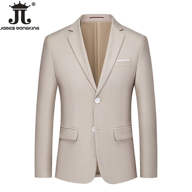 

High-end Boutique Fashion Casual Official Business Office Mens Suit Jacket Male Blazer Brand Groom Wedding Dress Party Suit Coat