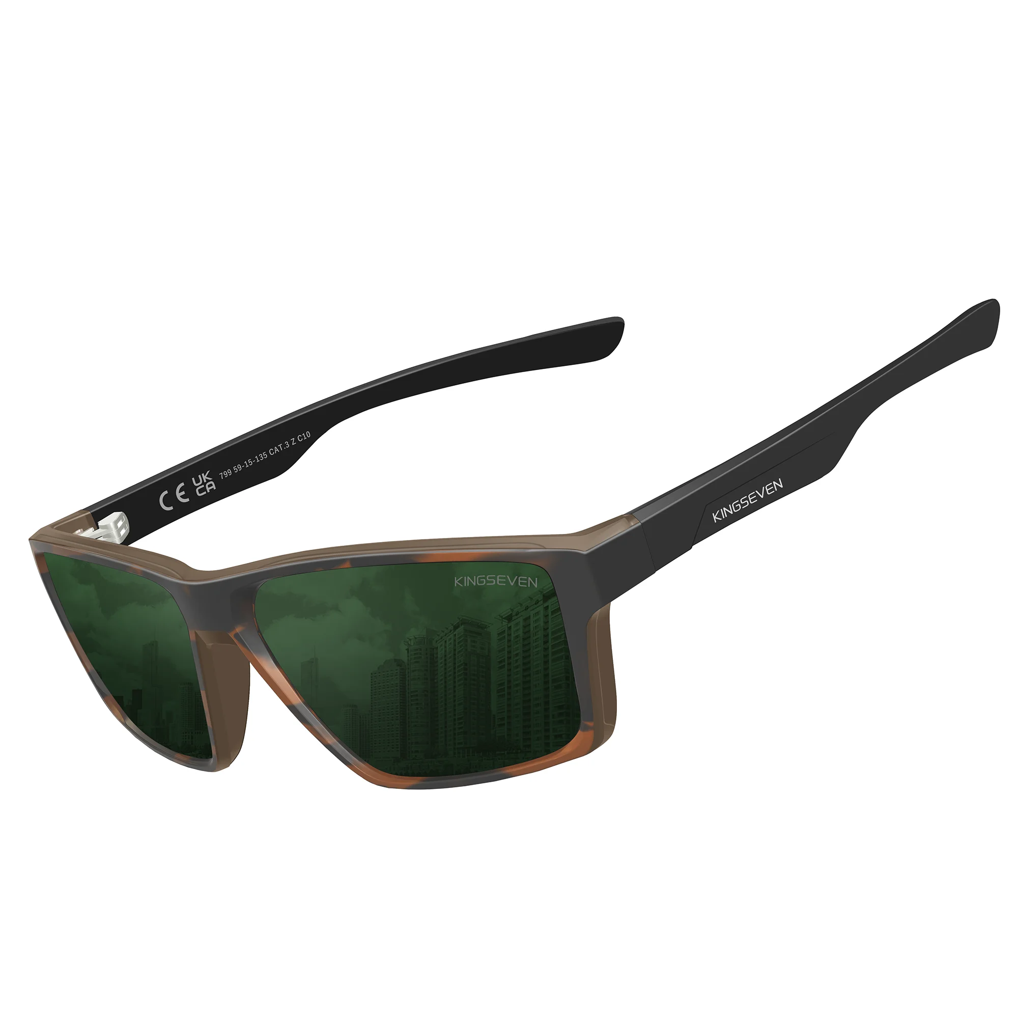 Echte KINGSEVEN Marke Polarisierte Spiegel Objektiv Sonnenbrille Für Männer Frauen UV400 Schutz Mode Gläser Outdoor Sport Brillen