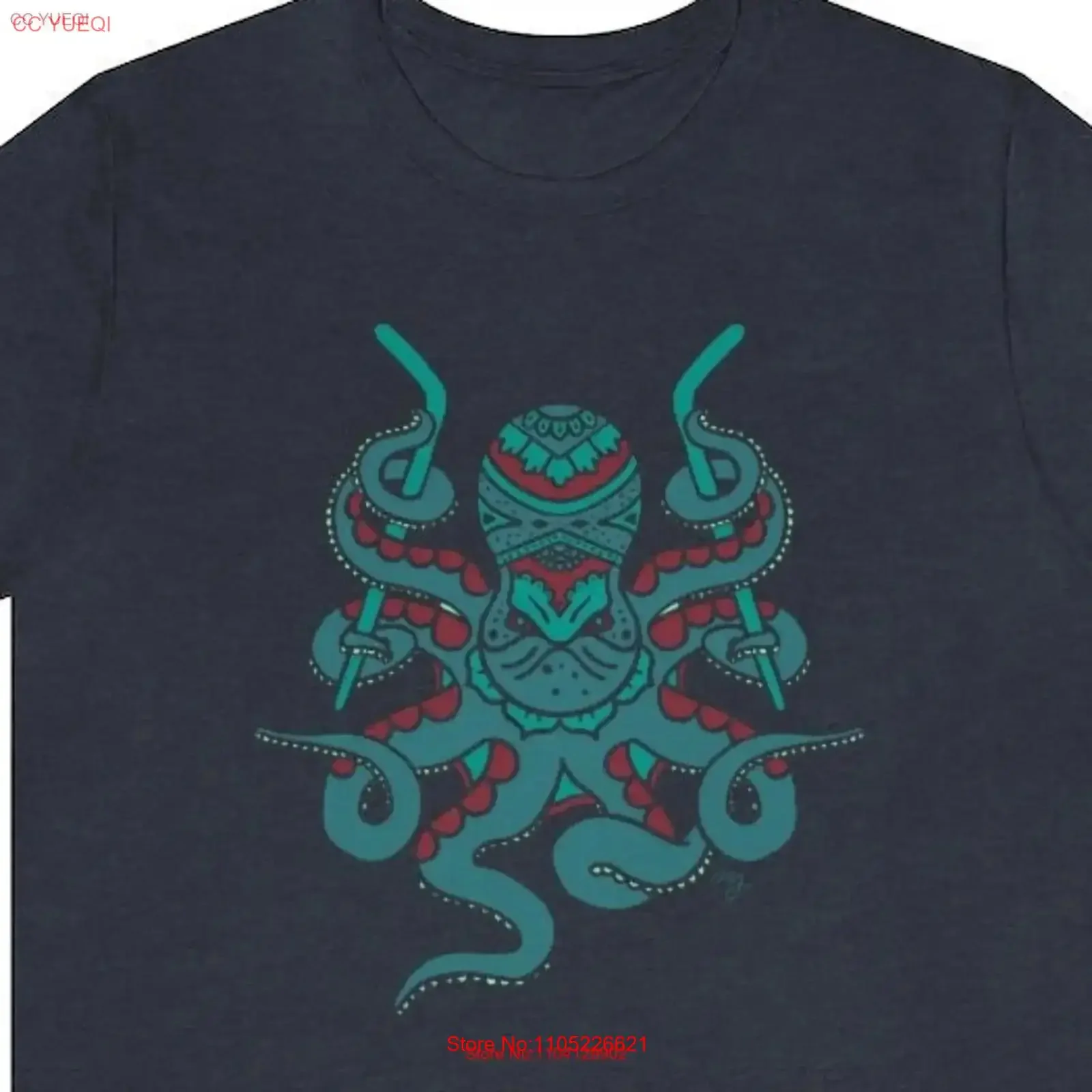 Seattle Hockey Kraken T Shirt vintage Washed homme Stretched fashion Versatile Soft streetwear Unisex Casual Breathable