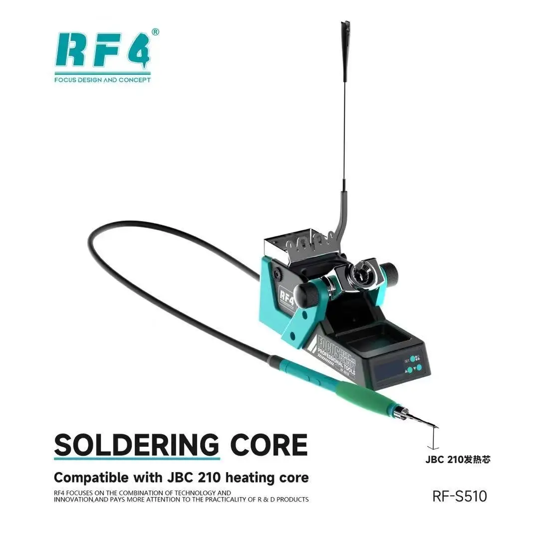 

RF-S510 New Intelligent Soldering Station Type-C PD Fast Charging, HD LCD Screen, Real-time Display Of Temperature Status