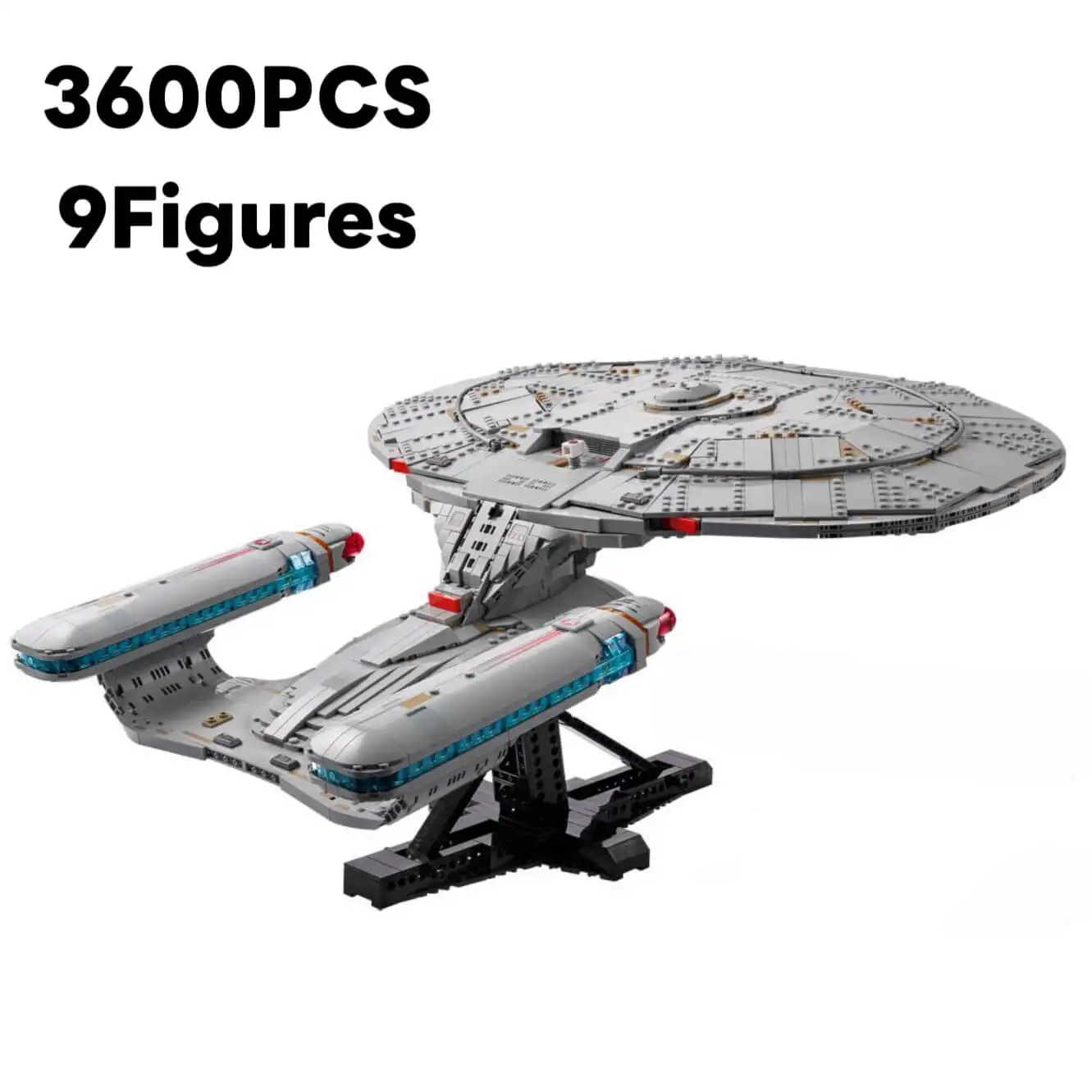 ZFEN 2025 nuevo 10356 Star Trek Enterprise NCC-1701-D barco bloques de construcción modelo juguetes para cumpleaños regalo para niños