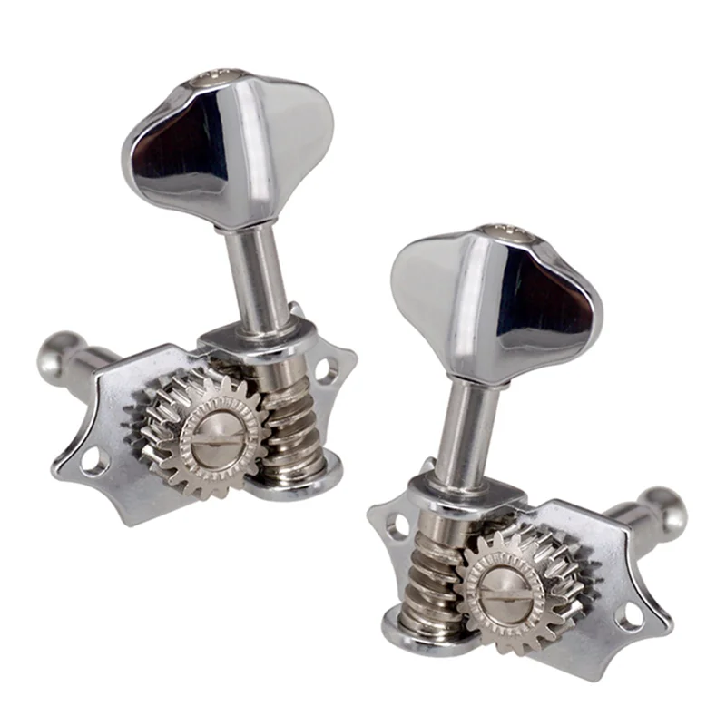 Y49A-6L6R 12 قطعة 1:18 وتر غيتار ضبط أوتاد آلة موالف رؤساء المقابض ضبط مفاتيح للجيتار الصوتي أو الكهربائي الفضة