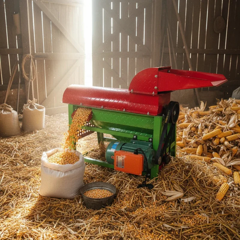 2026 High-Efficiency Electric Corn Sheller | Portable Corn Thresher for Home & Farm | Labor Saving Automatic Seed Remover