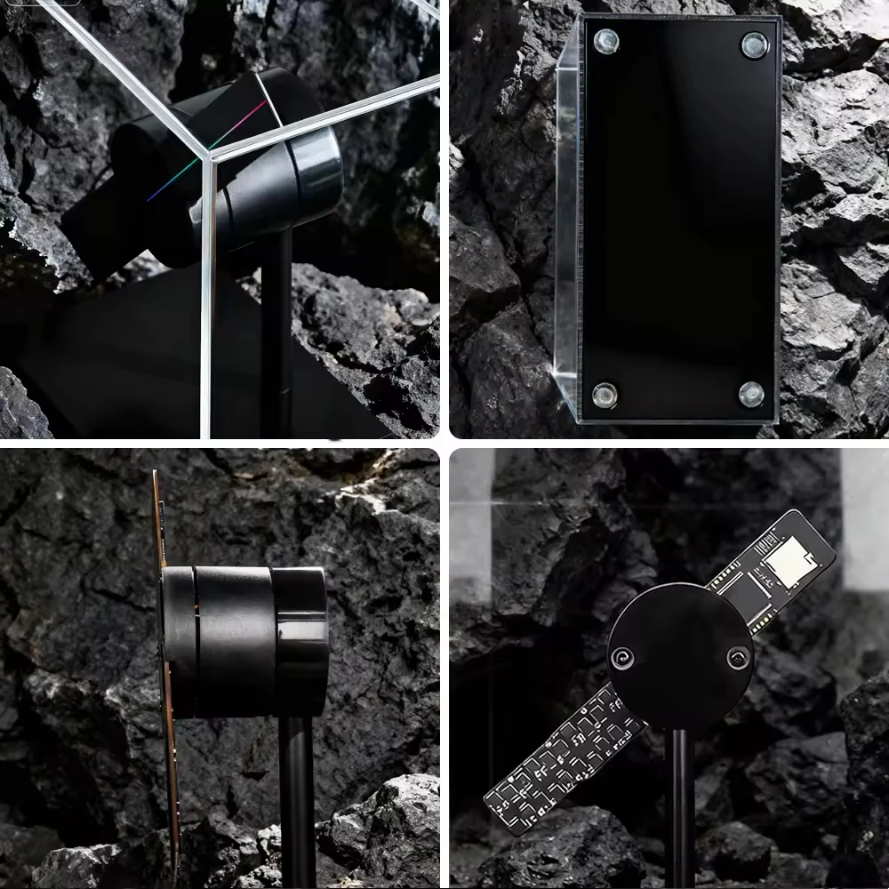 20CM Led Display Mini Logo Neon HD Access Turnstile Support Holographic Led Fan Projector Adverting 3D Hologram Fan