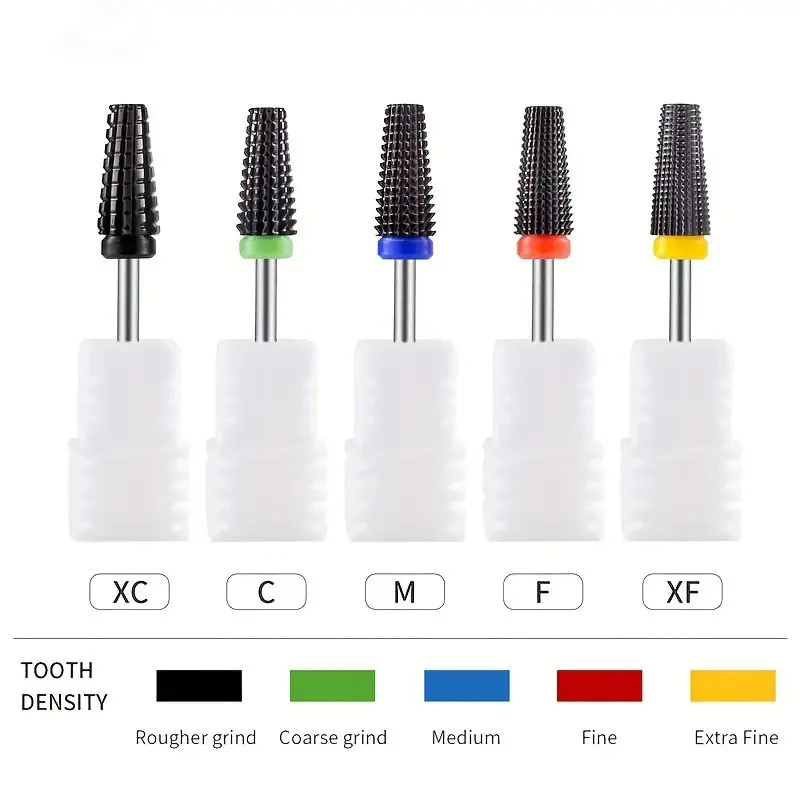 3 IN 1 Ceramic Nail Drill Bits Cuticle Nail File And Removal Gel Acrylic Nail Art Tools For Nail Machine Manicure Pedicure