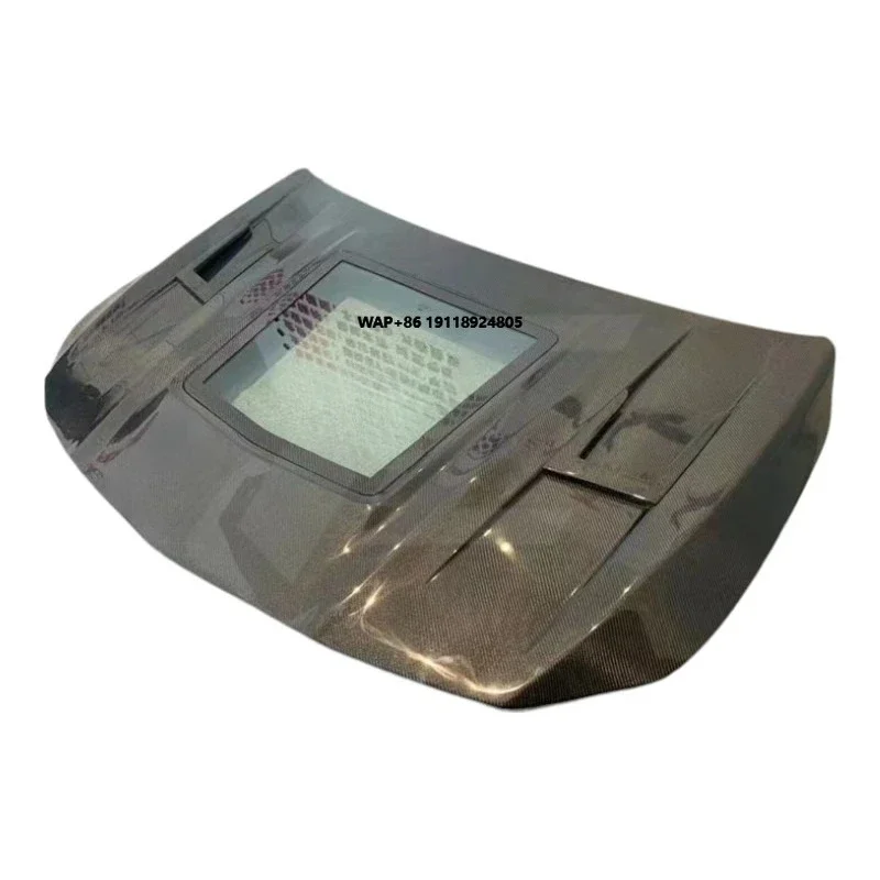 

New Carbon Fiber Vented Bonnet Hood for -Benz CLA45 C117 2016 Includes Screws