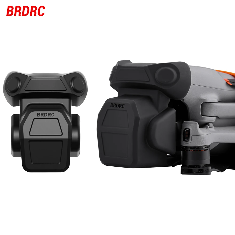 BRDRC Lens Cap for DJI Air 3S Drone Lens Protective Cover Anti-Knock Fixed Clip Gimbal Dust Cover Drone Accessories