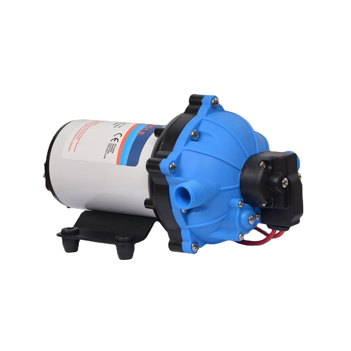 Washdown Pump 12V RV Water Pump 5.5 GPM 70 PSI Max. Lift Self Priming for Marine Deck, Yacht, Caravan Motorhome Boat