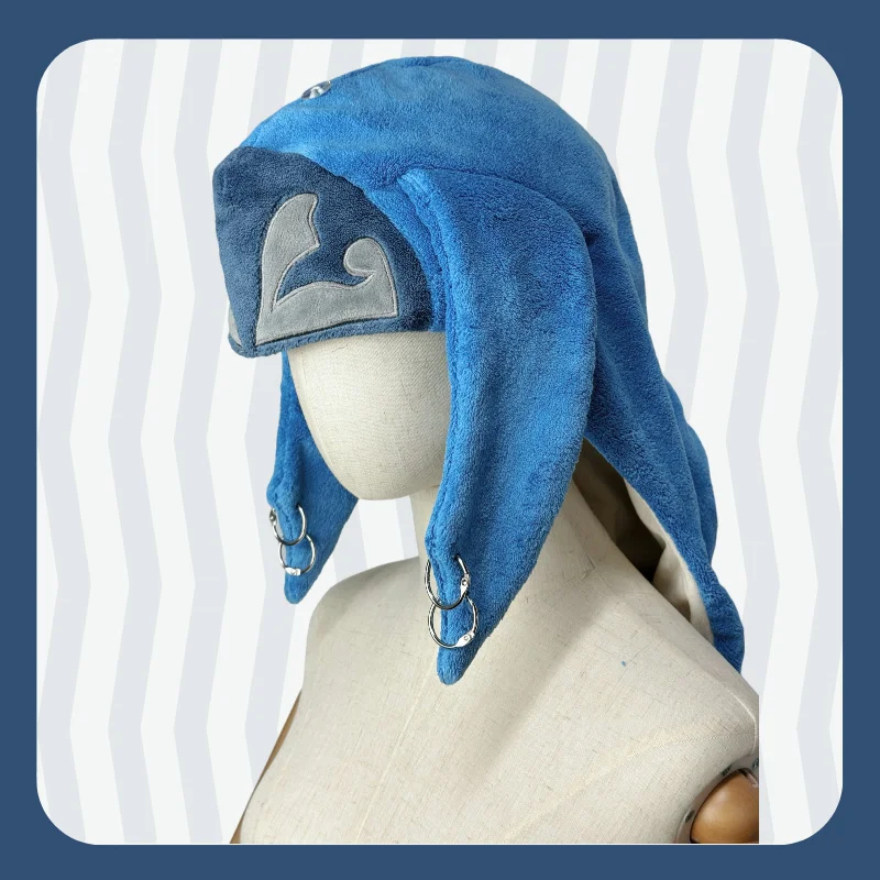 อะนิเมะ Zelda คอสเพลย์ของเล่น Double-Layer Plush Coral ขนแกะ Super ดูดซับผ้าเช็ดตัว Twisty Turban