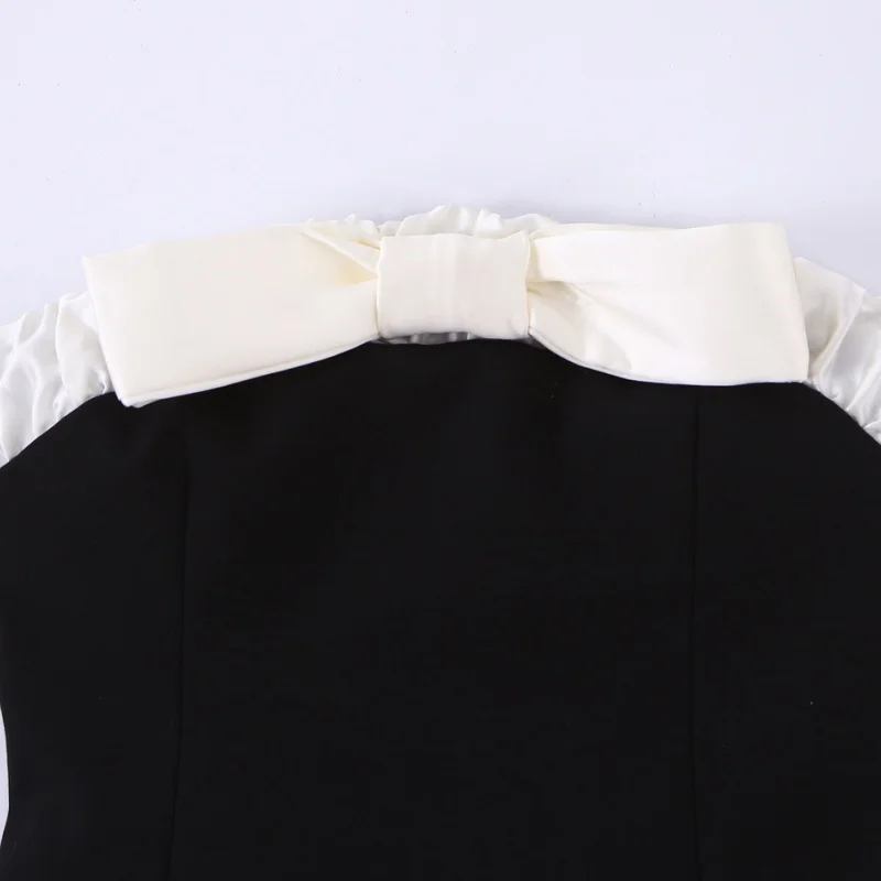 Top a Tubo con Nodo 2025, Aderente in Vita, Monospalla, Dolce e Sexy, Abbigliamento Intimo da Strada, Lunghezza Sportiva...