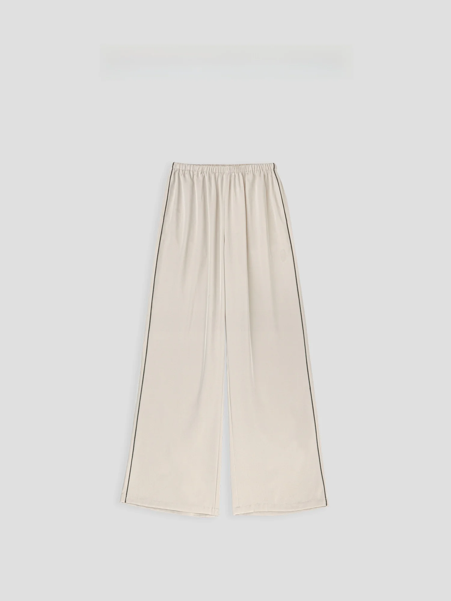 

Romantic Studio Quiet Luxury Loose Straight Champagne Color Home Long Pants Women's Casual Trousers Comfortable Loose Fit