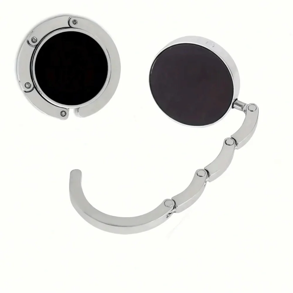2PCS Starry Sky Pattern Classroom Desk Schoolbag Hanger Folding Round Desk Purse Bag Hook Non-slip Back Stainless Steel