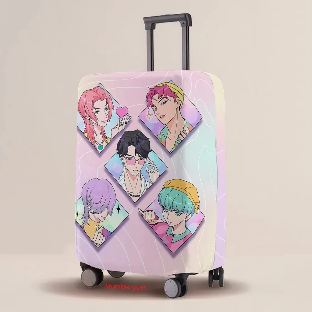 غطاء حماية للأمتعة الكرتونية Kpop Demon Hunters غطاء حقيبة مرن مقاوم للاهتراء #5