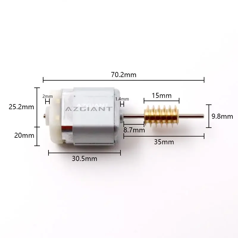 AZGIANT 1020633  3P3435 car for Peugeot 308 SW/RCZ /Citroen Grand C4 Picasso MK2 Steering Column Lock motor 12V 18000RPM repair