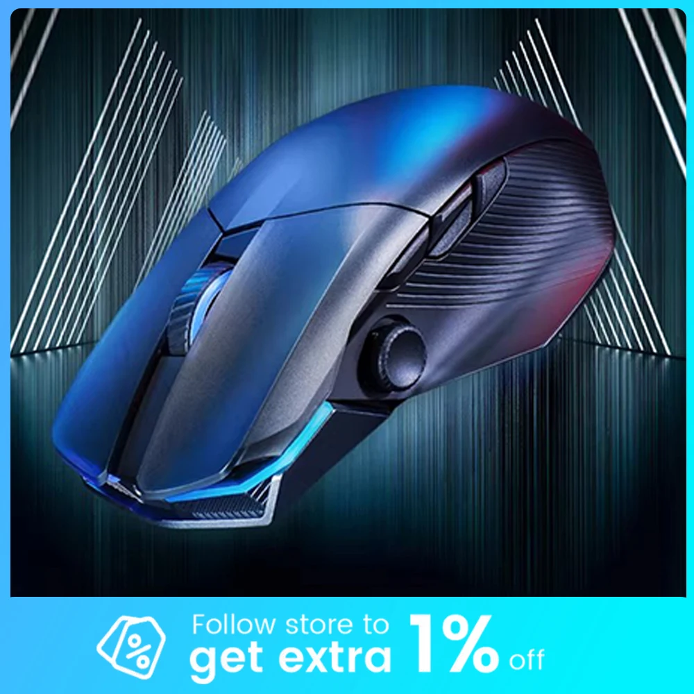 

Игровая мышь ROG Chakram X с тремя режимами, джойстиком, сенсором AimPoint Pro 36k, беспроводная, 8K, с низкой задержкой, RGB-подсветкой, легкая, для геймеров