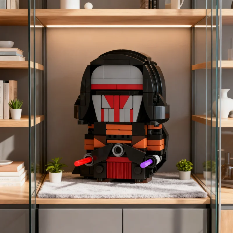 269pcs MOC Darth Revan BrickHeadz - Knights The Old Republic Model Building Blocks Christmas Gift Toys Creative DIY Display Idea