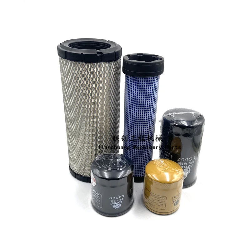 For Hitachi ZAX120 6 Air Filter Engine Oil Diesel Filter Hydraulic Pilot Inlet Oil Return Filter Excavator Parts