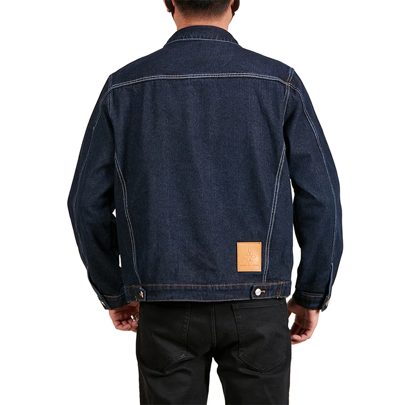 Denim Jacket Men Casual Streetwear Spring Autumn Designer Loose Fit Male Jeans Fashion Trendy Men's Clothing Street Must Casual
