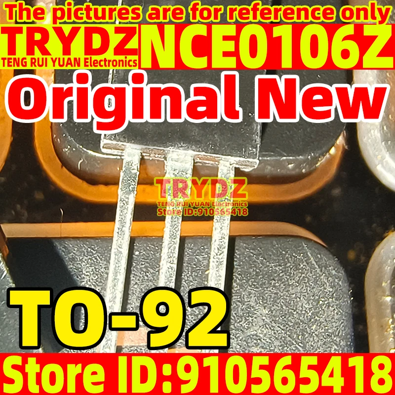 100-10 قطعة الأصلي الجديد NCE0106Z TO-92 MOSFET 6A/100V #1