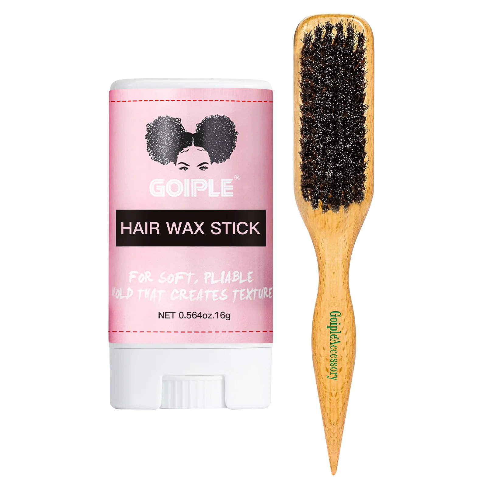 GOIPLE ヘアワックススティック、ヘアポマードスティック、長持ちスタイリングワックススティック、ヘアワックススティック、スムース&スリックスティック(ウィッグ用) 1