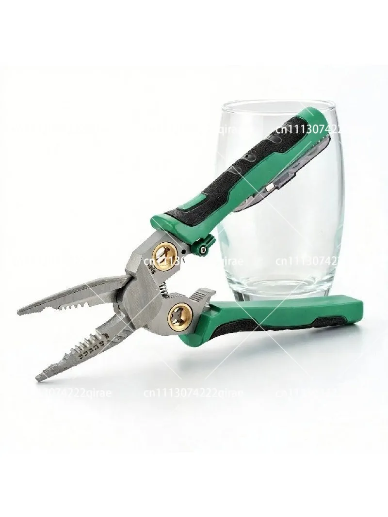 Rechargeable model Stripping Pliers with Voltage Tester Versatile Wire Stripping Pliers With Electricity Measurement Cutting Cri