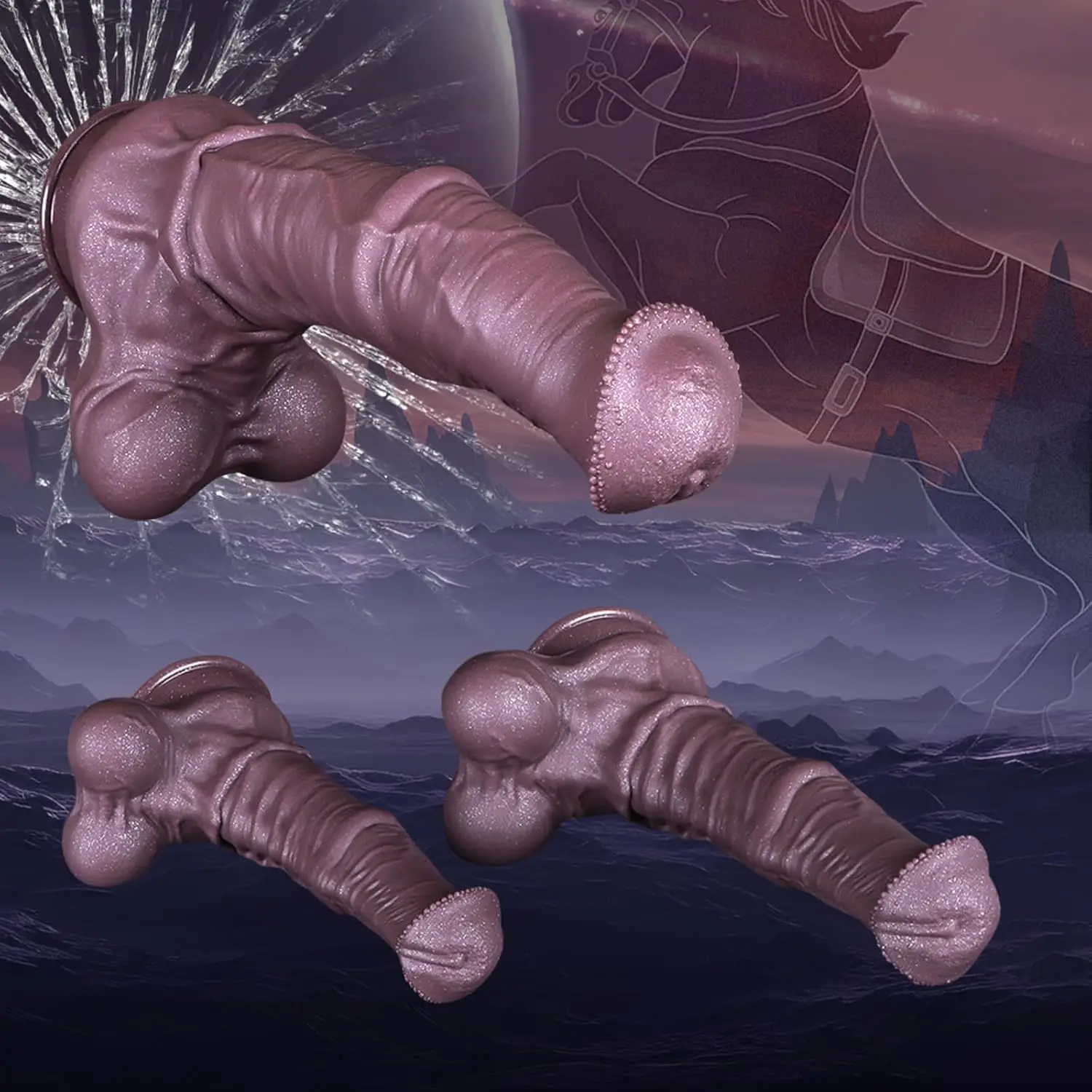Extra Large Horse Dildo 3.2'' Diameter Monster Big Dildos With Suction Cup For Anal Animal Fantasy Sex Toys For Women Men Gay 18 view 5