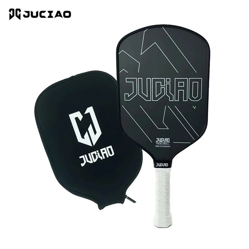 

Pickleball Paddle Carbon Surface with High Grit & Spin USAPA Compliant Enhanced Power Sweet Spot T700 Raw Carbon Fiber Paddle