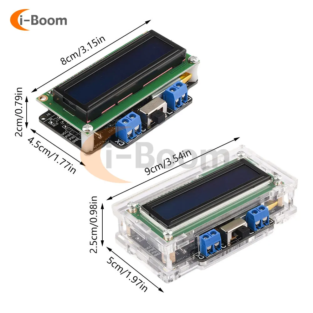 DC 5V Capacitance Inductance Tester 5μH~10MH 10pF~1μF Non-polarity Capacitance Meter Built-in Battery USB Charging Portable