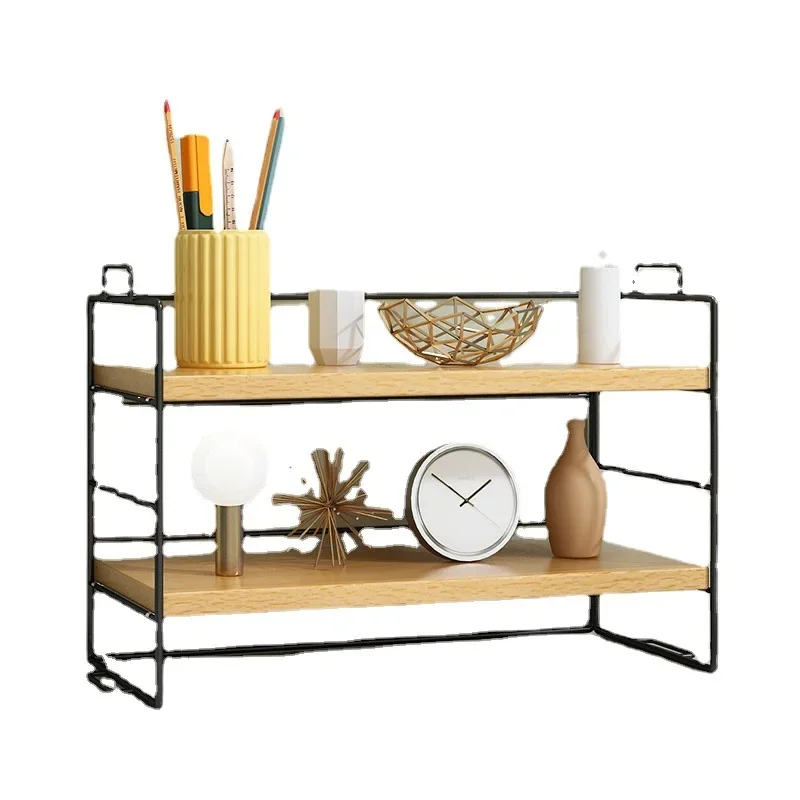 Desktop Storage Rack Office Desk Storage Multi Story Dormitory Desk Organization Dining Table Table Top Shelf Small Bookshelf