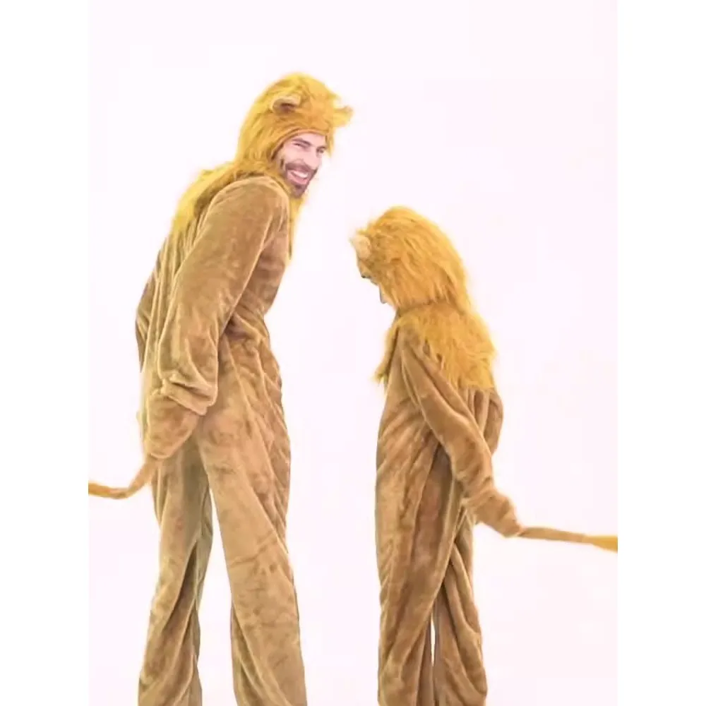 loween ステージパフォーマンス ライオンコスチューム een ワイルドフェアリー T 大人用 子供用 親子パフォーマンス服 演劇用