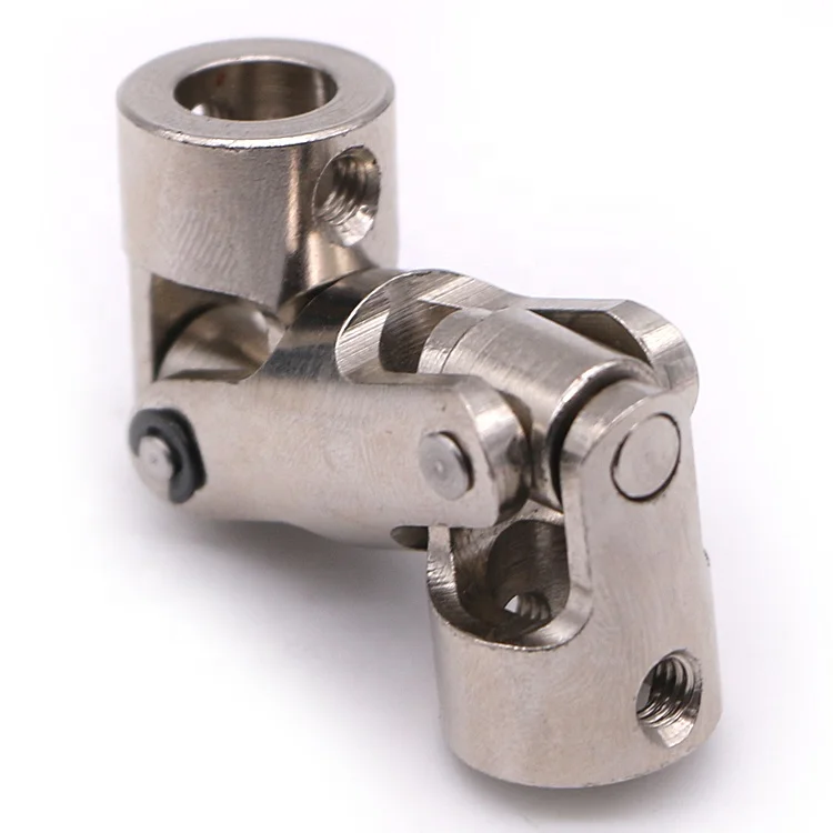 2025 CNC Machining Stainless Steel Universal Double Cardan Joint Shaft Coupling Multi-Directional Rotation Accessories