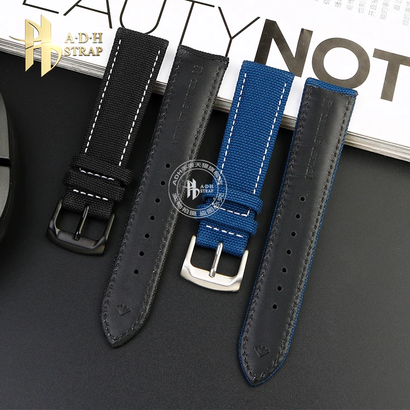 Correa de nailon impermeable y a prueba de sudor para Omega Seamaster New Speedmaster 300 310 210, correa de reloj con hebilla de Pin de 20mm S Universal