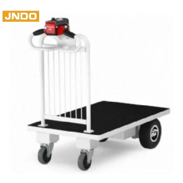 Electric Platform Cart Rated capacity 400kg 6 inches Universal swivel caster