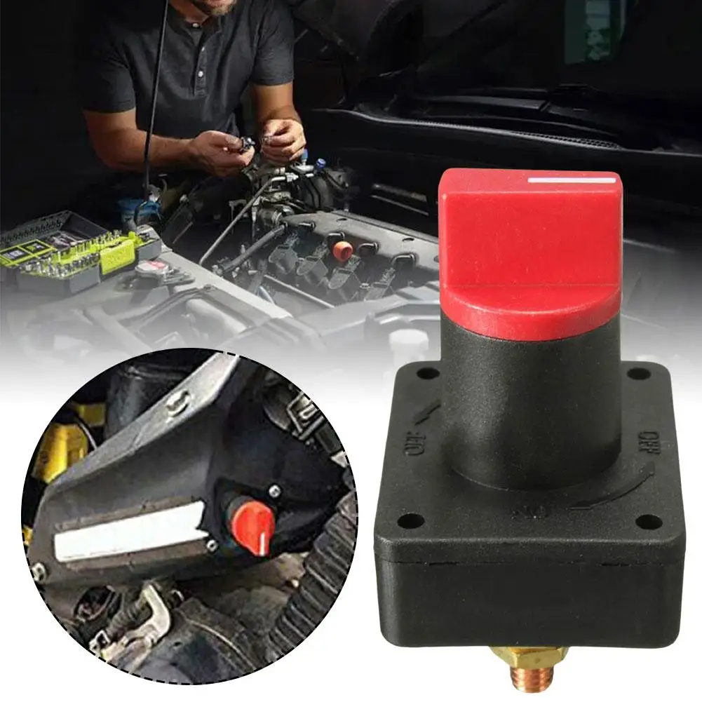 Marine Car Battery Isolator Isolation Switch Auto Modify 24V Off 300A Main Switch Disconnector Rotary 12V 32V Kill Power Ke E4W8