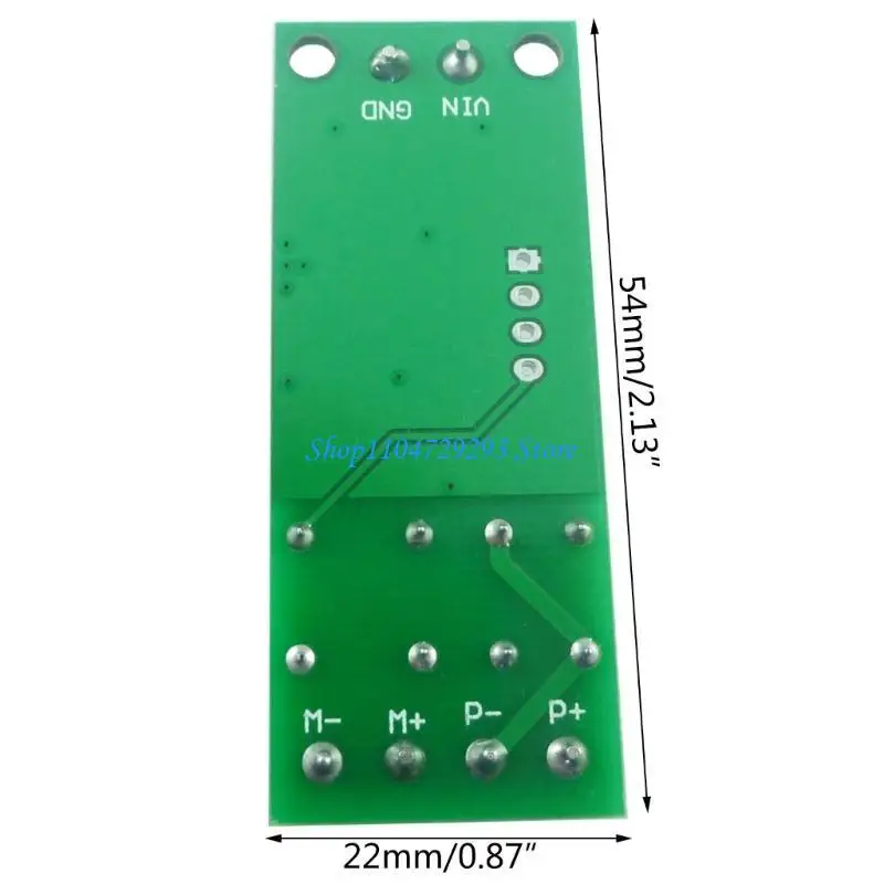 Y2GD Motor Reversing Modules Motor Voorwaartse omgekeerde polariteit Relais Relais voor beginnersmotoromkeermodule 5V 6V 9V 12V