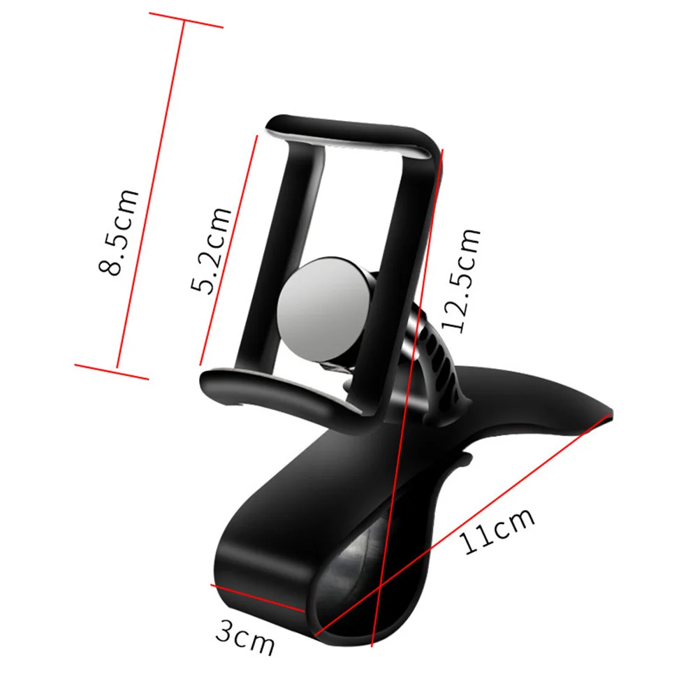 قابل للتعديل حامل هاتف للسيارة المعادن بولي يوريثان منفذ الرياح قوس 360 درجة دوران العالمي سيارة شنت حامل هاتف حامل