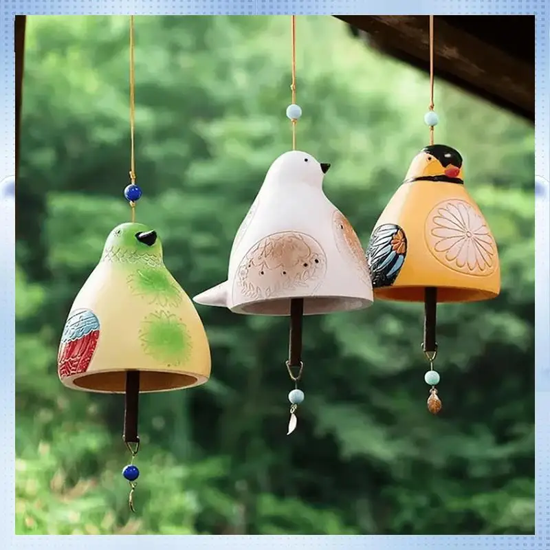 

AD-Bird Song Bell Garden Decoration Bird Song Bell Wind Chime Music Hanging Wind Chimes Chimes Bird Song Hanging Bell