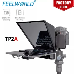 FEELWORLD TP2 TP2A Portable 8 Inch Teleprompter Supports Under 8