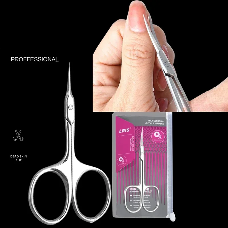

JMNew Russian Dead Skin Scissors Super Sharp Darbs Manicure Pre-stainless Steel Professional Exfoliation Nail Tools