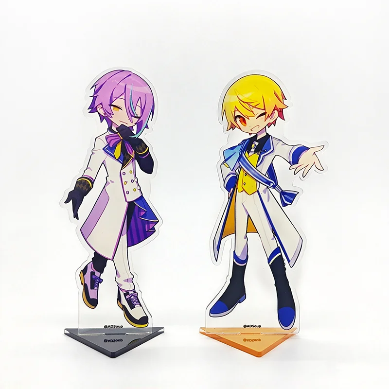 Game Project SEKAI TENMA TSUKASA Kamishiro Rui Cosplay Standing Plate Kawaii Acrylic Figure Stand 2Pcs/set Desktop Ornament Prop