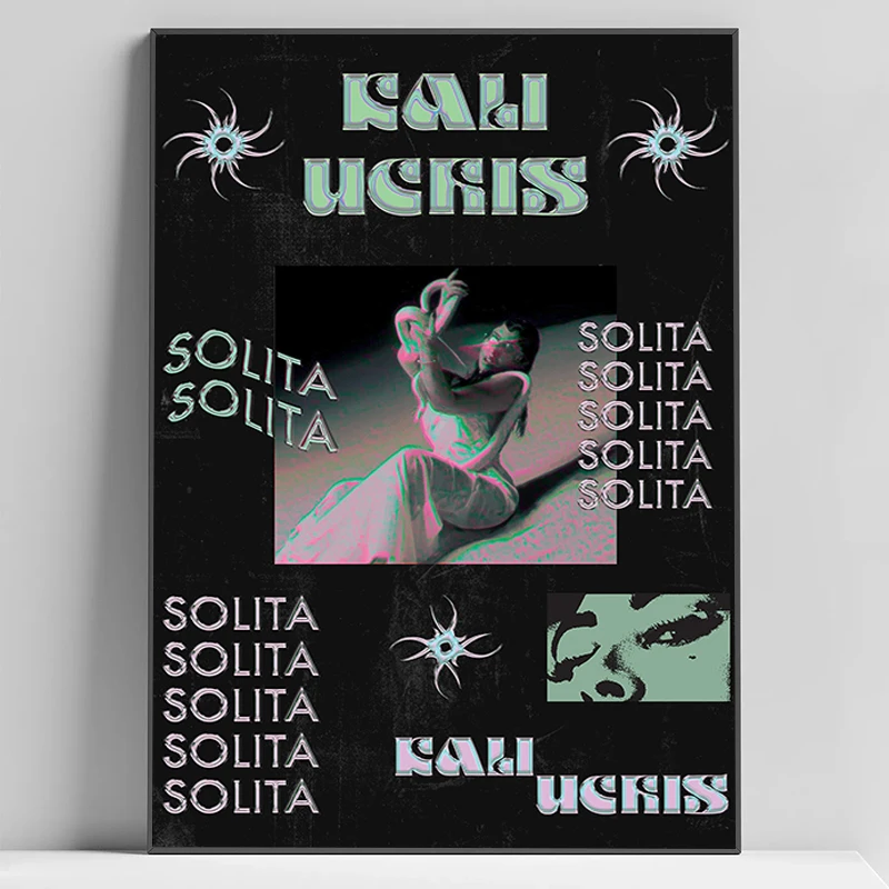 

Kali Uchis Singer Poster Painting on Canvas Bedroom Decoration Print Home Decor Decorative Paintings Wall Decororation Art Decor