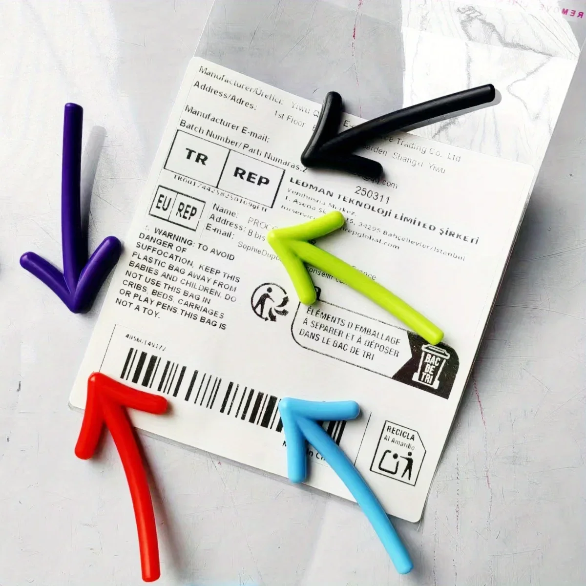 6/12 قطعة من ملصقات السبورة المغناطيسية المكدسة ثلاثية الأبعاد - مشابك مغناطيسية ABS ملونة ومتينة للسبورات البيضاء واللوحات والمزيد