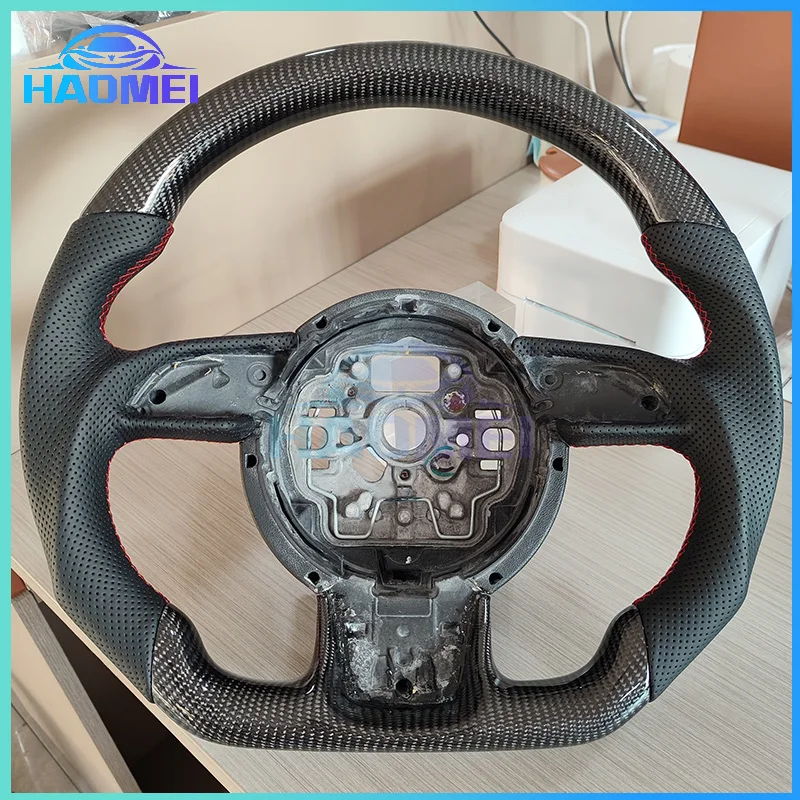 

For Audi A6 C7 A7 2013-2018 Models And Carbon Fiber Steering Wheel Is Suitable Can Be Equipped With Buttons And Shift Paddles