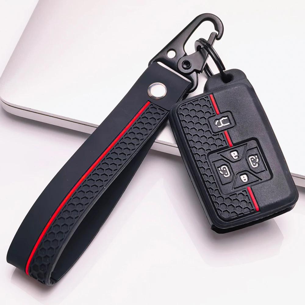 For Toyota Alphard Vellfire Previa Estima Isis Noah Voxy Textured Remote Key Case With Swivel Clip Non Slip Grip