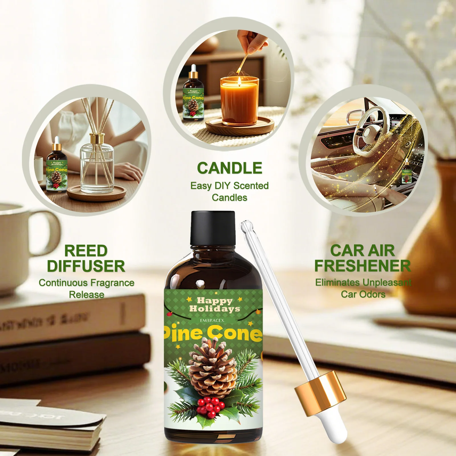 Diffuseur d'huile parfumée aux - Xmas Home Fragrance avis et prix