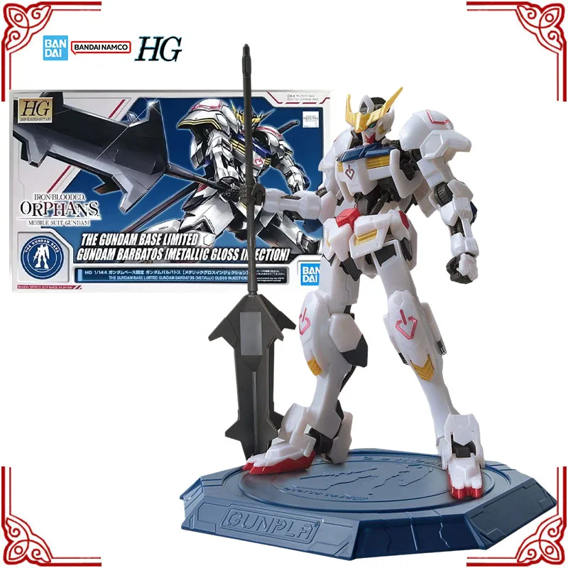 

In Stock Genuine Bandai Gundam Model Kit HG 1/144 The Gundam Base Limited Barbatos Anime Action Figure Collection Assembly Model